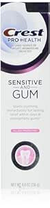 Crest Pro-Health Sensitive and Gum All Day ProtectionToothpaste 4.8 oz- Anticavity, Antibacterial Flouride Toothpaste, Clinically Proven, Sensitivity Toothpaste