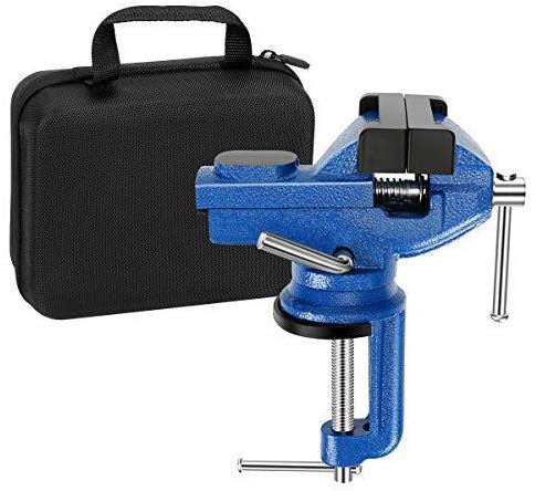 Vise Universal Rotate 360° Work Clamp-on Vise Table Vise, 2.5"