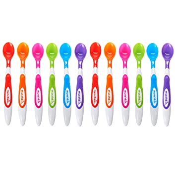 Munchkin 12 Piece Soft-Tip Infant Spoons