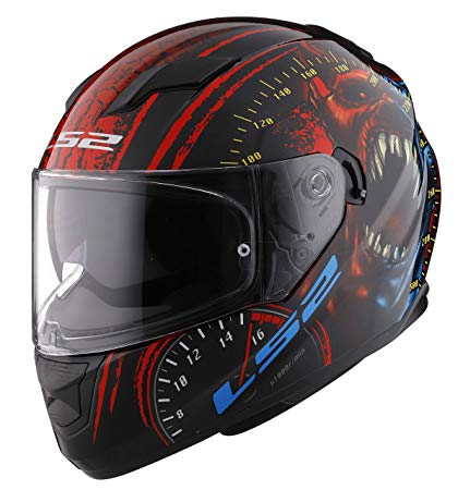 LS2 Helmets Motorcycles & Powersports Helmet's Full Face Stream (Speed Demon, Large)