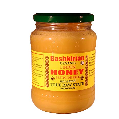 Organic Raw Honey Bashkirian Linden (2 Lbs)