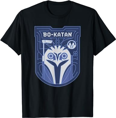 Star Wars: The Mandalorian Bo-Katan Bounty Hunter Blue T-Shirt