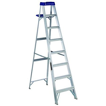 Louisville Ladder AS2108 250-Pound Duty Rating Aluminum Stepladder, 8-Feet