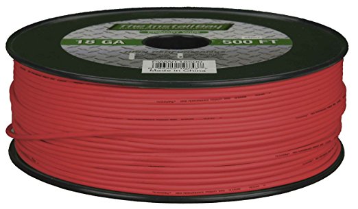Install Bay PWRD18500 Primary Wire 18 Gauge, 500-Feet (Red)