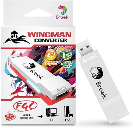 Brook Wingman FGC for Fighting Stick to PS5 / PS4 / PC (X-Input)