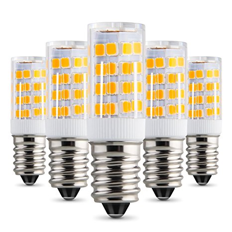 Albrillo E12 LED Candelabra Bulb 3W, 40 Watt Equivalent, Warm White, 5 Pack