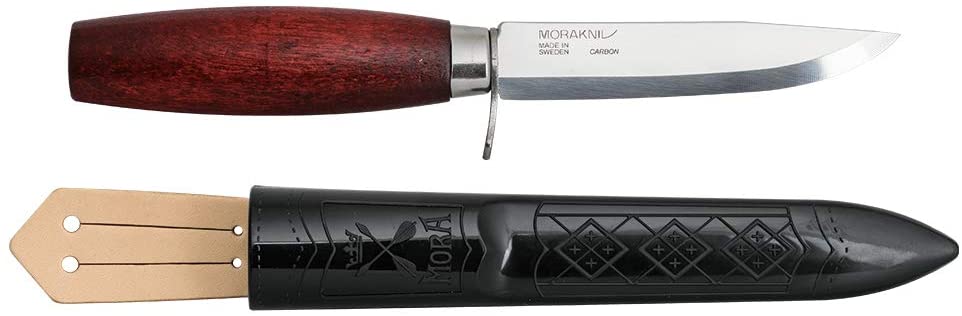 Morakniv Classic No 2 Knife with Finger Guard, Carbon Steel 105mm Blade