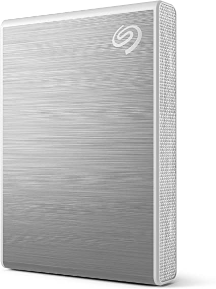 Seagate One Touch SSD 2TB External SSD Portable – Silver, speeds up to 1030MB/s, with Android App, 1yr Mylio Create, 4mo Adobe Creative Cloud Photography plan​ and Rescue Services (STKG2000401)