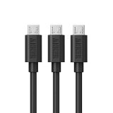 Anker 3-Pack Premium 3ft Micro USB Cables High Speed USB 20 A Male to Micro B Sync and Charge Cables for Android Samsung HTC Motorola Nokia and More Black