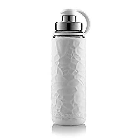Anchor Hocking LifeProof Glass Water Bottle – Break Resistant Design with up to 100% Stronger Glass