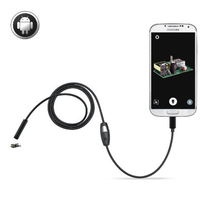 Endoscope, Snake Camera, Sokos Micro USB Borescope Waterproof Inspection Camera for Laptops and USB OTG Compatible Android Smartphones (1M | 3.28ft)