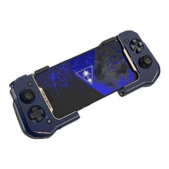 Turtle Beach Atom Mobile Game Controller with Bluetooth for Cloud Gaming on iPhone with Compact Shape, Console Style Controls & Low Latency Bluetooth – Cobalt Blue