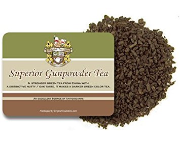 Superior Gunpowder Green Tea - Loose Leaf - 16oz