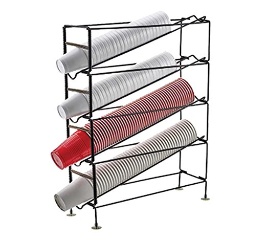 Winco CDR-4 4-Tier Cup Dispensing Rack