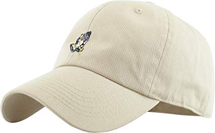 KBETHOS Praying Hands Rosary Savage Dad Hat Baseball Cap Unconstructed Polo Style Adjustable