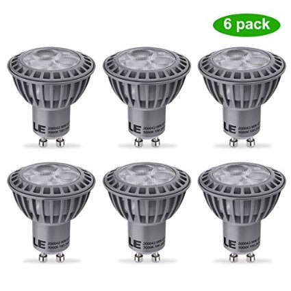 LE Pack of 6 Units 5W MR16 GU10 LED Bulbs 50W Halogen Bulbs Equivalent Not Dimmable 350lm Warm White 3000K 38 Beam Angle CRIgt90 Standard Size Recessed Lighting Track Lighting Spotlight LED Light Bulbs