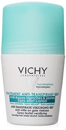 Vichy Deodorant 48 Hour Roll-on Anti-perspirant Intense Double Pack 2 X 50 Ml