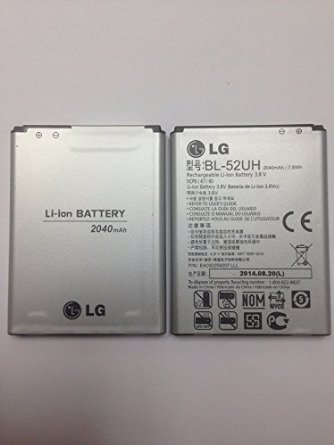 New OEM LG BL-52UH BL52UH L70 MS323 / VS450PP Optimus Exceed 2 / D320 D325 Dual / D280 D285 L65 O4L Battery