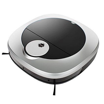 Klinsmann KRV 309 Robotic Vacuum Cleaner with Auto Cleaning, Dry and Wet Mopping, Water Tank and Remote Control for Hardwood Floor, Short-haired Carpet
