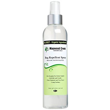 Best Bug Repellent Spray - Natural, Nontoxic, 8 OZ Long Lasting Effective Repeller Protection Against Mosquitoes, Horse Flies, Stink Bug Insects & Other Pests - Gentle Enough for Baby & Kids