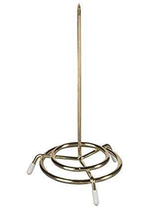 Update International (CS-36) 6" Brass-Plated Check Spindle