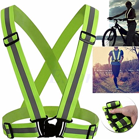 MAXGOODS Adjustable Reflective Vest / Safety Vest with High Visibility