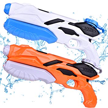 Watergun Toys for Kids, Pool Toys, Water Soaker Blaster Squirt Toys, Summer Water Games, Pool Party Favors 2PCs