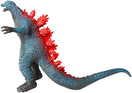 Rainbow yuango Godzilla 14" 13" 7" Standing Gojirasaurus Dinosaur Model Action Figure Toy Soft Vinyl Plastic Dino Movie Monster Series for Kids(Red)