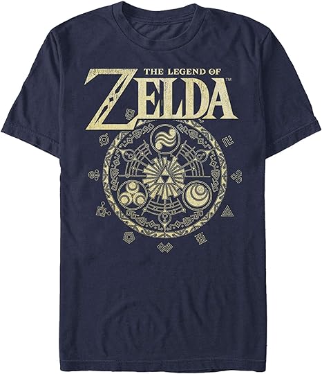 Nintendo Mens Nintendo Legend of Zelda Symbolic Circle T-Shirt