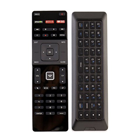 NEW Qwerty Dual Side Remote XRT500 with Backlight fit for 2015 2016 VIZIO Smart app internet tv