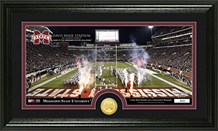Mississippi State University "Stadium" Bronze Coin Panoramic Photo Mint