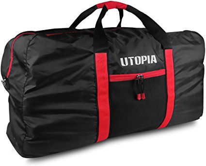 Carry On Foldable Travel Duffle Bag - Lightweight for Sports - by Utopia Home