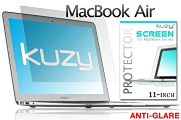 Kuzy - Anti-Glare AIR 11-inch Screen Protector Film for Apple MacBook AIR 11.6 (Models: A1370 and A1465) - Anti-Glare