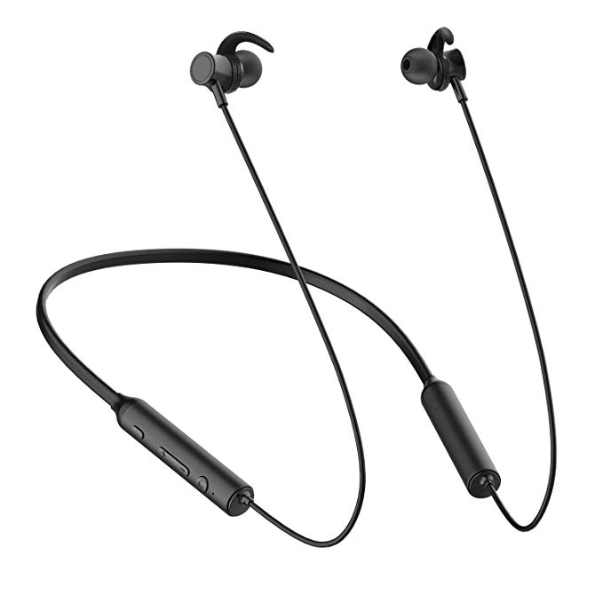 WeCool Soulmate W8 Flexible Neckband Bluetooth Earphones with 10 Hours Playtime Bluetooth V 5.0 Noise Cancellation and IPX-5 Sweatproof