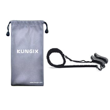 Kungix Pocket Survival Chainsaw Gear, Hand Emergency Kit Chain Saw 28inch with Pouch
