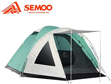 SEMOO 3 Person Camping Tents 4-Season Double Layers Lightweight Family Tent Easy Setup for Backpacking Hiking Traveling