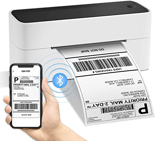 Phomemo Bluetooth Thermal Label Printer, Desktop 4x6 Shipping Label Printer for Shipping Packages Postage Small Business, Compatible with Android&iPhone and Windows,Used for Amazon, Shopify, Ebay