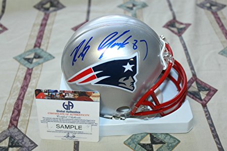 Rob Gronkowsi Autographed NFL New England Patriots Mini Helmet with COA