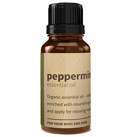 Rouh Essentials Pure Organic 15 ML Peppermint Oil for Aromatherapy (15 ML)