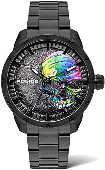 POLICE PL.15715JSB / 78M Hmbre Calavera Multicolor Watch