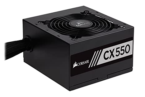 Corsair CX550 550 Watt 80 Plus Bronze Certified ATX Power Supply (CP-9020121-NA)