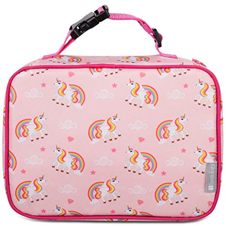 Insulated Durable Lunch Box Sleeve - Reusable Lunch Bag - Securely Cover Your Bento Box, Works with Bentology Bento Box, Bentgo, Kinsho, Yumbox (8"x10"x3") - Unicorn
