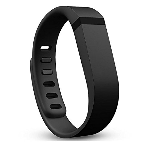 Niutop Fitbit Flex Wristband Black Large with Clasp Replacement Accessory for Fitbit Flex Activity and Sleep Tracker(replacement Bands Only , No Tracker)