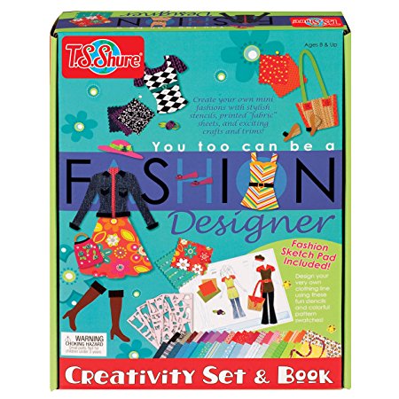 T.S. Shure You Too Can be a Fashion Designer Creativity Set & Book
