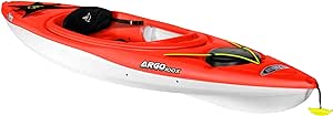 Pelican - Argo 100X - Sit-in Kayak - Lightweight one Person Kayak - 10 ft