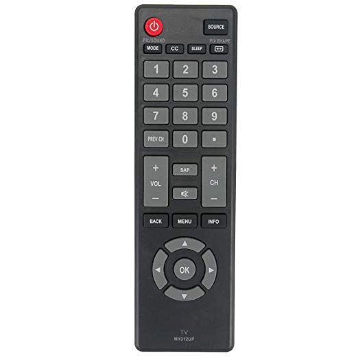 NH312UP Remote Control fit for Sanyo LCD LED HDTV TV FW55D25F FW40D36F FW43D25F FW32D06F FW50D36F FW50D48F FW43D47F FW40D48F FW40D36F-B FW32D08F FW32D06F-B