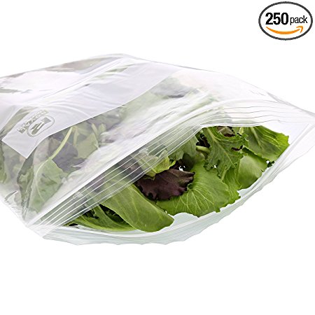 Royal Double Zipper Gallon Bags, 10.5" x 11", Package of 250