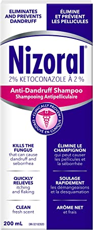 Nizoral Ketoconazole 2 Percent Anti-dandruff and Itchy Scalp Shampoo, 200ml