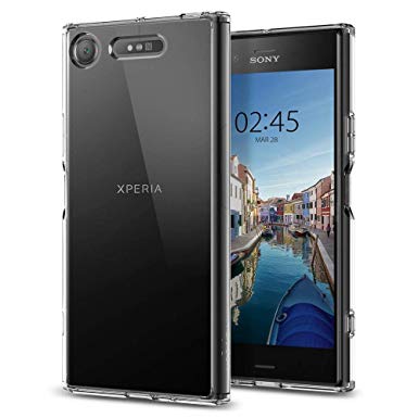 Spigen [Ultra Hybrid] [Crystal Clear] Case for Sony Xperia XZ1, Air Cushion Technology Hybrid Drop Protection Phone Cover for Sony Xperia XZ1 Case (2017) - G11CS22412