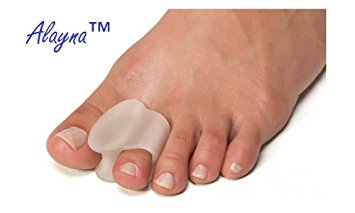 2pcs Bunion Corrector Toe Separators and Toe Spreaders Bunion Pads – Bunion Relief Bunion Splint to Relieve Foot Pain and Overlapping Toes, Toe Drift and Hammer Toe – For Men and Women